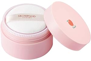 SKINFOOD 1957 SKIN FOOD since 1957 Polvo de acabado múltiple de algodón melocotón 15 g - Polvo facial de extracto de melocotón coreano y control de sebo Calamin - Polvo fijador sedoso - Polvo fijador