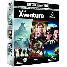 COFFRET AVENTURE 4K UHD - Jumanji / Jumanji : Bienvenue dans la jungle/ Hook - Exclusif Amazon