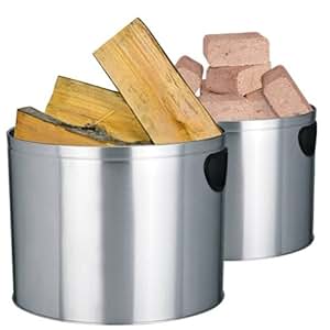 Holzschale Kaminholzschale Behälter für Kaminholz Kaminholzbehälter
