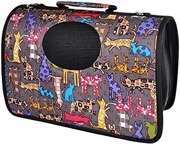 YQQ Pet Package Cat Pack Portable Handbag Cat's Travel Bag Backpack Teddy Cage Dog Box Pet Backpack Variety Of Species (Color : 3, Size : L)