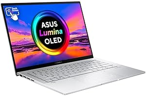 ASUS Zenbook 14 OLED UX3402VA 14 Inches 3K 90Hz OLED Laptop (Intel i5-13500H, 16GB RAM, 512GB PCIe SSD, UK Layout Backlit Keyboard, Windows 11 Home)