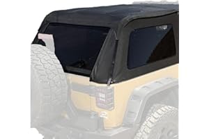 Rugged Ridge 13750.39 Bowless Soft Top, Black Diamond; 07-18 Jeep Wrangler JK, 2-Türer