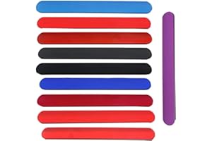 Heshengping Bracelets pour Enfants,10 Slap Bracelets pour Enfants Slap Bracelets Cadeau pour Fête d'anniversaire Invited Bracelet Enfant Toy