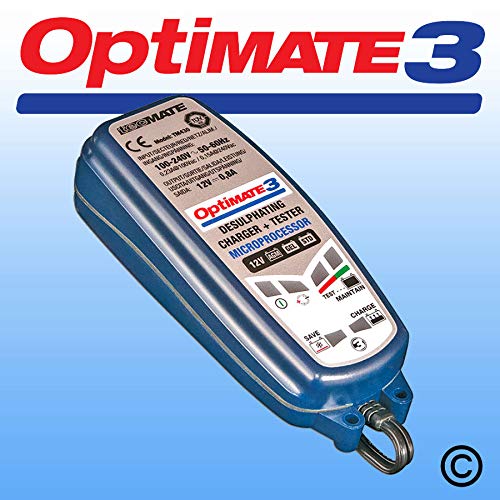 OptiMate 3-12v Battery Charger, Optimiser and Maintainer