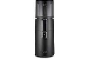 Hurom H400 Easy Clean Slow Juicer, Matte Black | Hands Free | Hopper Fits Whole Produce | Quiet Motor | Scrub Free Cleaning | BPA Free | Easy Assembly | Healthy Living | Cold Press Masticating Juicer