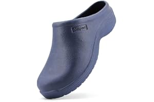 JOMIX Zuecos Sanitarios Mujer Calzado de Trabajo Hospital Cocina Jardín Zuecos Ergonómicos con Punta Cerrada Fabricados en Europa