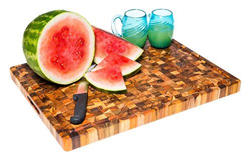teakhaus th333 Schneidebrett, Holz 61 x 46 x 3,8 cm, mehrfarbig - 4