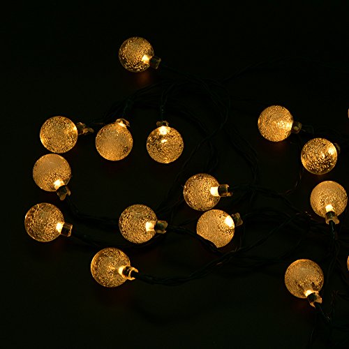 spécifications 30Led solar string, conte de Noël/gardon/partie/mariage/nouvelle année pour la décoration, la couleur, blanc