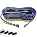Produktbild Kabenjee 4-polig RGB5050 RGB3528 LED Streifenlicht Verlängerungskabel,LED Klebeband Licht 10m/33FT Layout Verteiler Kabel,LED Strip Band Lampe Stromversorgungsverlängerungs Kabel verbinder