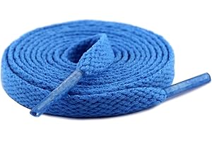 HQ-CLOUD Lacets Chaussures de Sport Plats et Larges 120 x 0.8 cm - Couleur Au choix