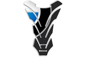 DEGONA Protector adhesivo resinado en 3D para depósito Tank Pad compatible con moto BMW - PB008