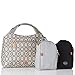PacaPod Napier Fossil Designer Baby Changing Bag - Luxury Neutral Pattern 3 in 1 Organising System