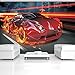 Produktbild FORWALL Fototapete Tapete Rotes Auto im Feuer P8 (368cm. x 254cm.) AMF132P8 Wandtapete Design Tapete