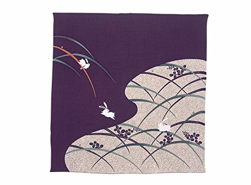 TAIYO-Corporation Japanese Furosiki (Wrapping Cloth) Rabbit printed Violet