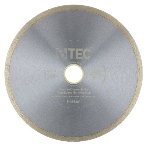 Diamanttrennscheibe Top-Speed Schneidtisch 200 x 25,4 mm für Fliesenschneidmaschinen