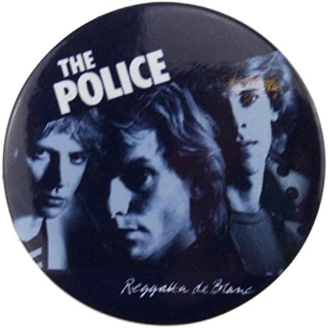 The Police 1979 Reggatta De Blanc 38mm Button Badge Official Licensed Band Merchandise