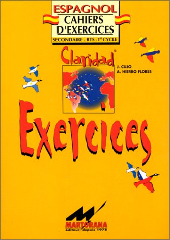 Télécharger Claridad : exercices. Cahiers d'exercices, espagnol, seconde, BTS, 1er cycle PDF Ebook En Ligne Télécharger Claridad : exercices. Cahiers d'exercices, espagnol, seconde, BTS, 1er cycle PDF Ebook En Ligne