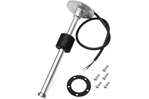 ARTILAURA 240-33ohms 16" (400mm) Marine Fuel Sending Unit, Fuel Sending Unit, Stainless Steel Fuel Tank Sender Gas Water Fuel Gauge Sensor for Boat Car Truck Vehicle