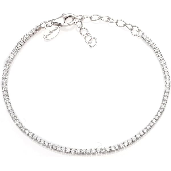 Bracciale Tennis Incastonatura Battuta A Cipollina In Argento Laminato Oro Giallo Ref 01191