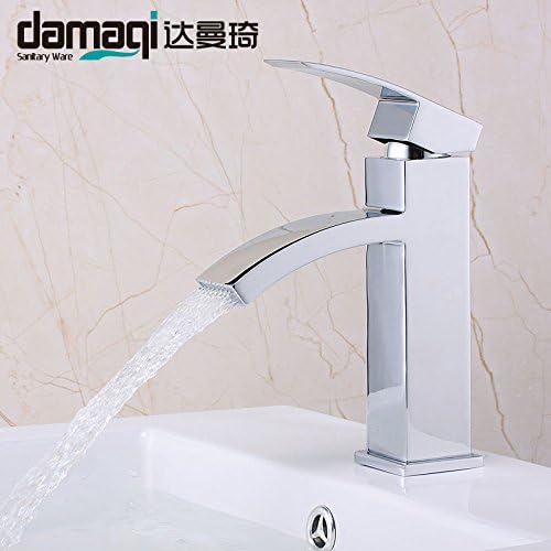 Mondpaind Dammam Qi Basin Faucet Wash Basin Wash Basin Restroom Single Hole Waterfall Copper Fittings Leading,Paragraph B: 220C