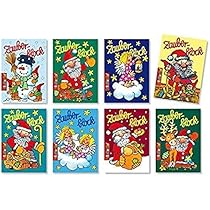 4-tlg. Weihnachts Schiebepuzzle Set - Mini Puzzles Für Adventskalender