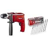 Einhell TC-ID 650 E, Darbeli Matkap + Einhell Beton delme u&ccedil; seti 10 par&ccedil;a, S-CASE kutu