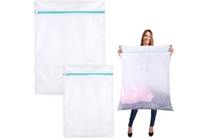 2 styck stora tvättnät för tvättmaskin för filtar, kappar, gardiner
