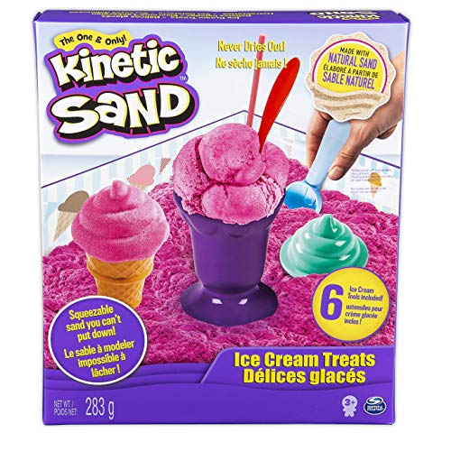 Kinetic Sand Ice Cream Treats - Arena cinética (Rosa, Chica)