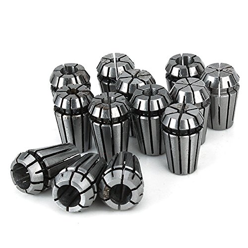 ZJchao ER11 Spannzangen Set Hochklemmkraft zum Bohren Tapping 13pcs - 6