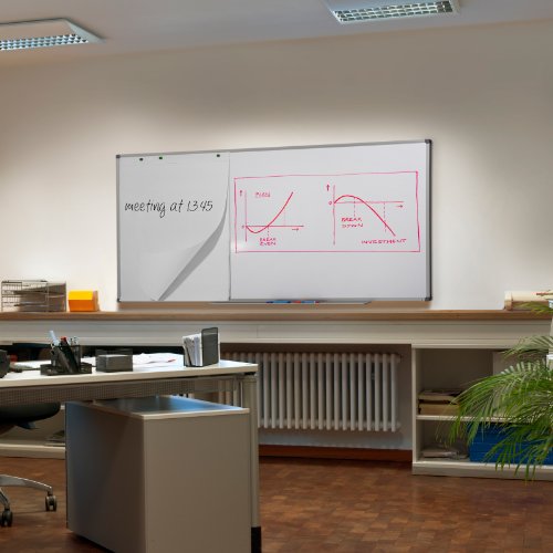 MOB Whiteboard – Sieger Preis-Leistung – 10 Größen wählbar – Magnetwand mit Alurahmen, magnetisch ( 100 x 200 cm ) - 2