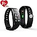 Produktbild Fitness Tracker mit Herzfrequenz Monitor, Top QS90 Activity Tracker Smart Watch mit Sleep Monitor, IP67 wasserabweisend Walking Schrittzähler Armband mit Anruf/SMS Erinnerung für iOS/Android Smartphone