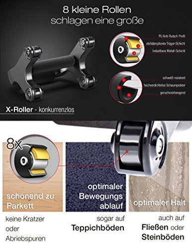 Sportstech einzigartiger 2in1 Bauchtrainer mit 360° Training & Liegestützgriffe, der X-Roller mit patentiertem Knieroller & Rollensystem, für ein intensives Ganzkörpertraining – inkl. Knieauflagematte - 6