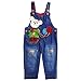 ZOEREA Baby Boy Girl Dungarees Jeans Jumpsuit Bear Animal Overalls Frederik NB SO DNM WR Jumpsuit Boys Jean Body Igor Quality Clothing Children Dungarees-stone Washed Breeches Breeches Blue Toddler