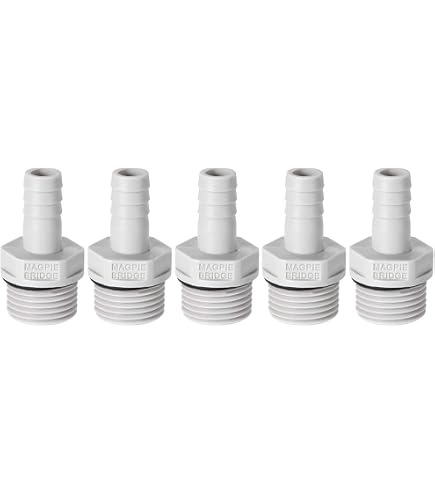 Kunststoff-Kugelhahn 1/4-Drehung – 8 Mm Schlauchanschluss, Schwarz/blau, Für Wasser, Bewässerung & Industrie