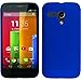 Price comparison product image PhoneNatic Hardcase for Motorola Moto G - rubberized blue - Cover protective foils