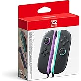 Nintendo Switch 2 i&ccedil;in Joy-Con A&ccedil;ık Mor - A&ccedil;ık Yeşil İkili Set