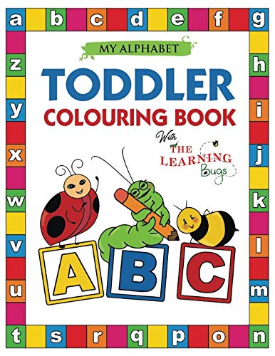 My Alphabet Toddler Colouring Book with The Learning Bugs
