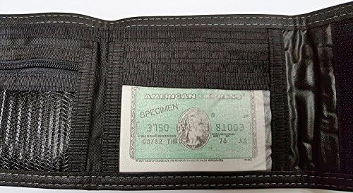 Gift Wallet Just Add Money - Men’s Boys Soft Faux Leather Black Folding Wallet