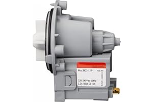 MIRTUX Pompe de vidange universelle magnétique pour différents modèles de machines à laver: LG, Otsein, Samsung, Zanussi, Corberó, Gorenje et Askoll. Modèle M231 - M332 - T2124 - T2107