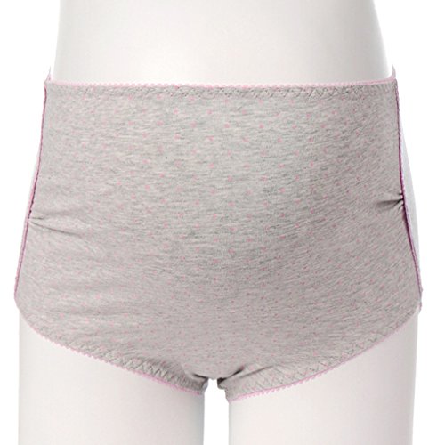 Smartstar Womens High Waist Maternity Underwear Support Briefs Size L - Grey