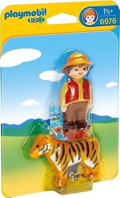 Playmobil 1.2.3. - 6976 - Gamekeeper avec tigre