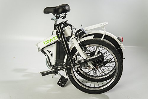 Biwik Mod. Book, 20 Zoll Elektrofahrrad,E-Faltrad,E-Bike,Pedelec,Klapprad,36V 250W Motor, 36V Li-Ion Akku mit 8Ah,weiß,schwarz (weiß) - 8