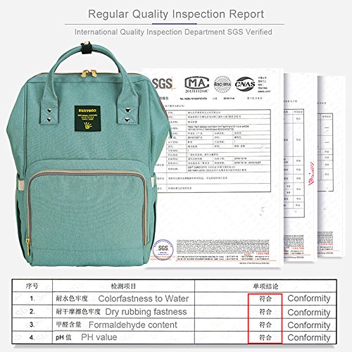SUNVENO Multifunktions Large Capacity Mama Rucksack Baby Windel Windel Umhängetasche Schulter Rucksack - 7