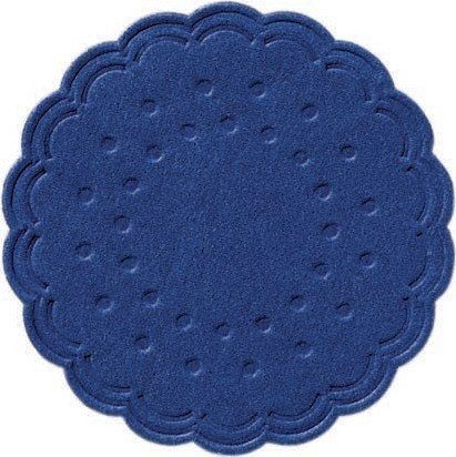 Duni Untersetzer 8lagig Tissue Uni dunkelblau, ø 7,5 cm, 250 Stück