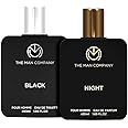 The Man Company Black EDT & Night EDP Perfume Combo for Men | Premium Long-Lasting Fragrance | Party & Date Night Perfume - 2 X 50 ml