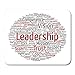 Produktbild AOHOT Mauspads Conceptual Leadership Management Circle Word Cloud Metaphor to Strategy Success Achievement Mouse Pad Mats 9.5" x 7.9" for Notebooks,Desktop Computers AccessoriesOffice Supplies