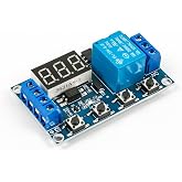 TLS Robotik Zaman Ayarlı Geciktirmeli R&ouml;le Kartı Led Ekran 6-30V Micro USB Girişli