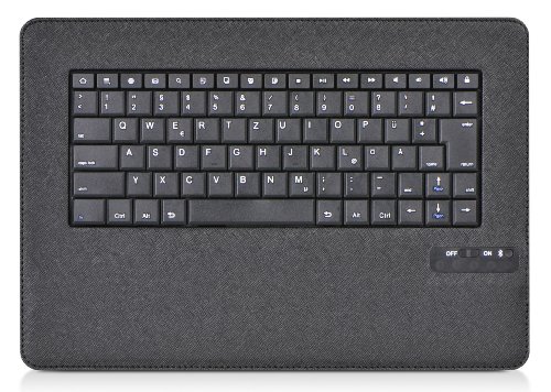 DONZO Tasche inkl. Bluetooth Tastatur (deutsches Tastaturlayout, QWERTZ) für Samsung Galaxy tab pro 12.2 P900 & P905 mit Standfunktion – schwarz - 6