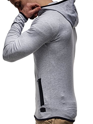LEIF NELSON GYM Herren Sweatjacke LN07229 - 3