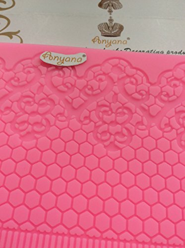 anyana Silikon Formen Kuchen Fondant Dekorieren Form Sugarcraft Gebäck Tools Vintage Spitze Matte Pad Schablone - 5